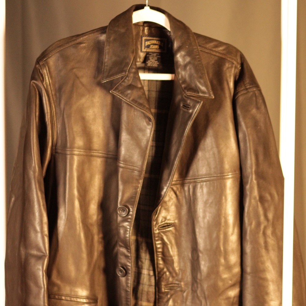 Facconable Soft Lambskin Jacket Mens XL
